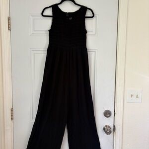 Chic Black Sleeveless Jumpsuit